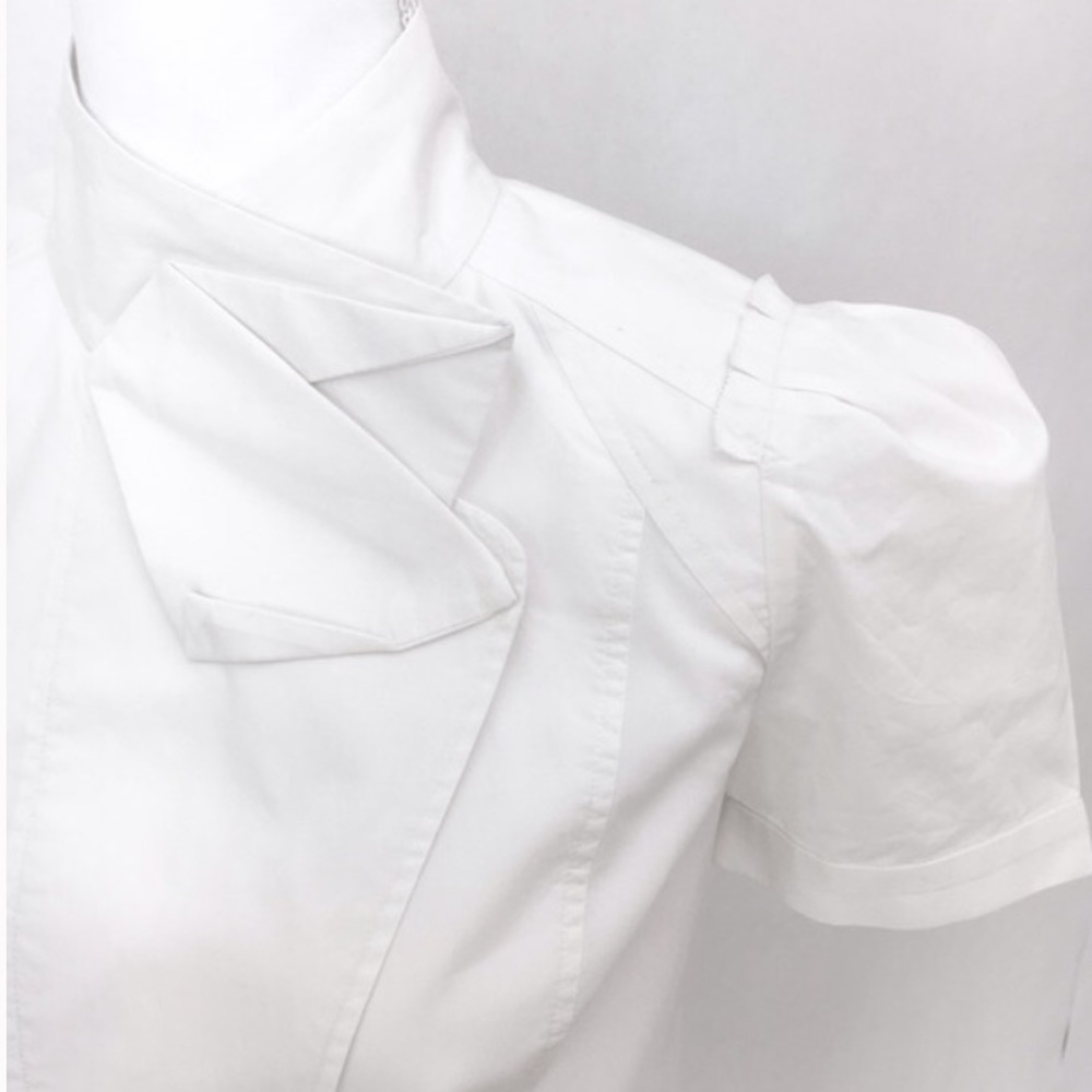 Diane von furstenberg DVF origami button top sz 6